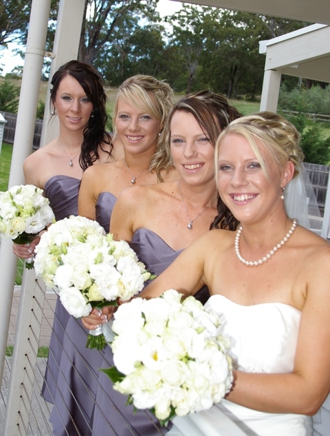 Wedding Photographer: Bride to be and attendants...