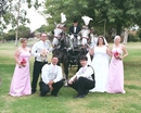 Bridal Party Photo: Horse- drawn wedding transport