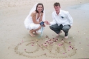 Wedding Photography:Heart -Lines In The Sand,Inverloch