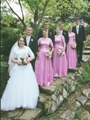 8 in a row Bridal party photography by Tony R.