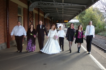 Wedding Party,Warragul Railway Platform