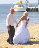 Lauren off to her Wedding Ceremony,Loch Sport