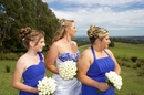 Wedding Photo:Rebecca and the Girls in profile