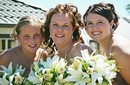 Bride & Bridesmaids in close -up