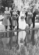 Grey scaled reflections Wedding Photography Warragul
