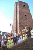  Bridal Party Photography: outside the Warragul venue,for Brendan & Emily