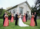 Rural Wedding Group Photo With Mia & Brad