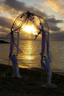Wedding Photographer:Beachfront Wedding Decor Photography,Loch Sport