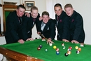 Groom & Groomsmen,poole table,pre-wedding pot shots...